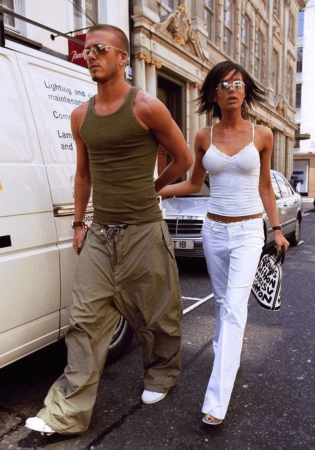Victoria Beckham and David Beckham fake Louis Vuitton bag